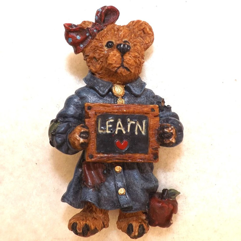 Boyds Bears Learn/Teacher Pin/Brooch